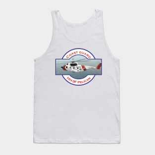 US Coastguard search and rescue Helicopter, Tank Top